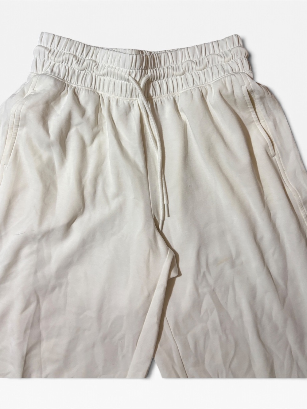 FLX Cream Jogger Pants | Size Small